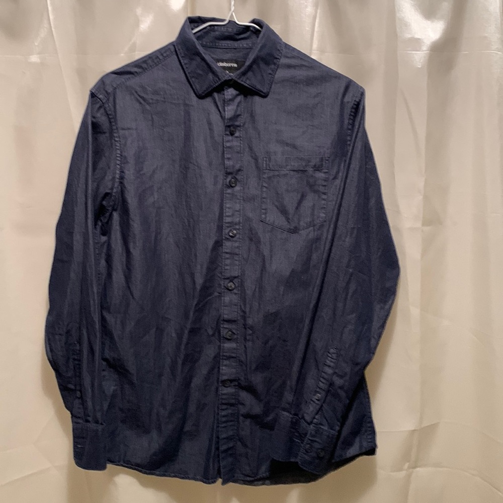 Womens Small Liz Claiborne long sleeve button down shirt